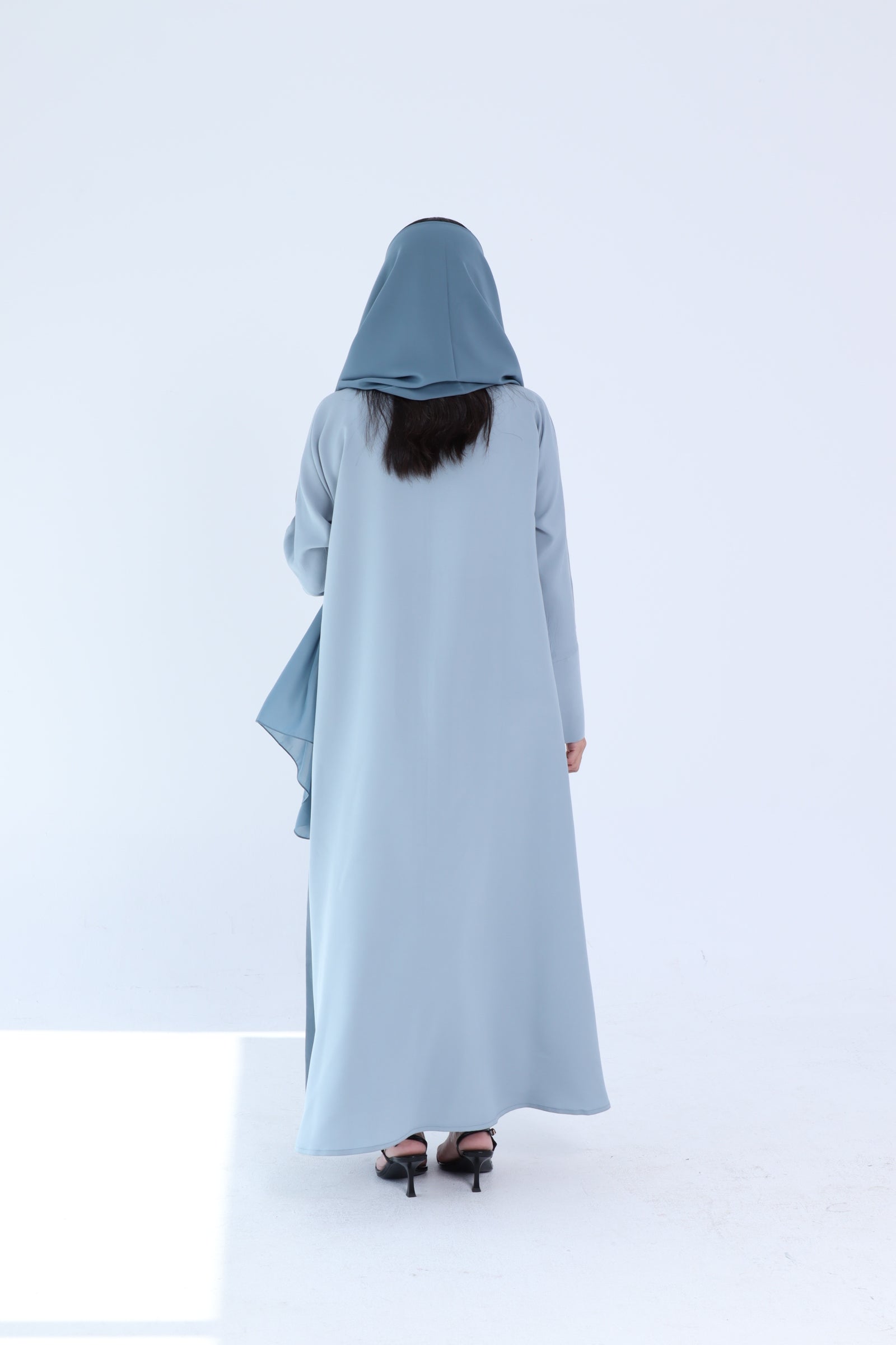 Classy Blue Abaya