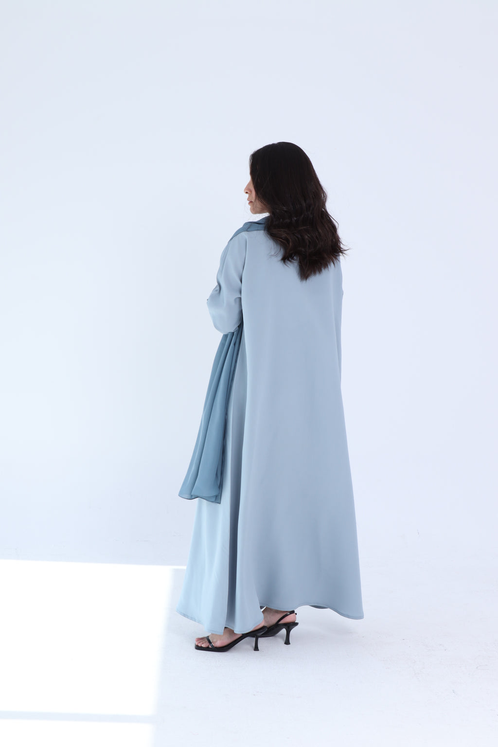 Classy Blue Abaya