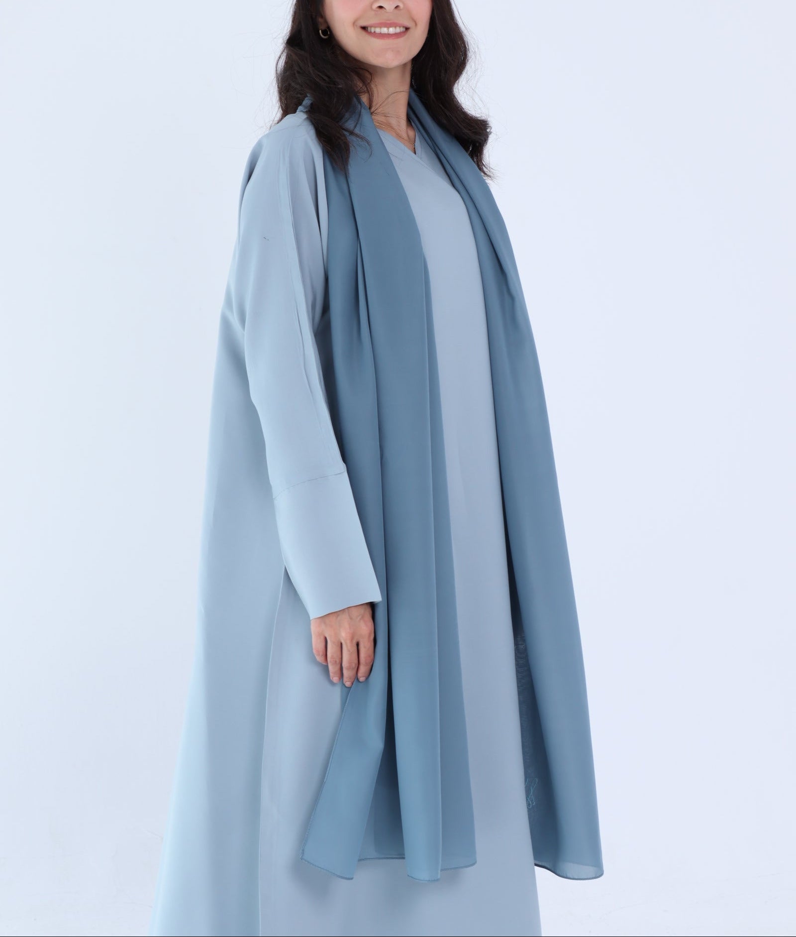 Classy Blue Abaya